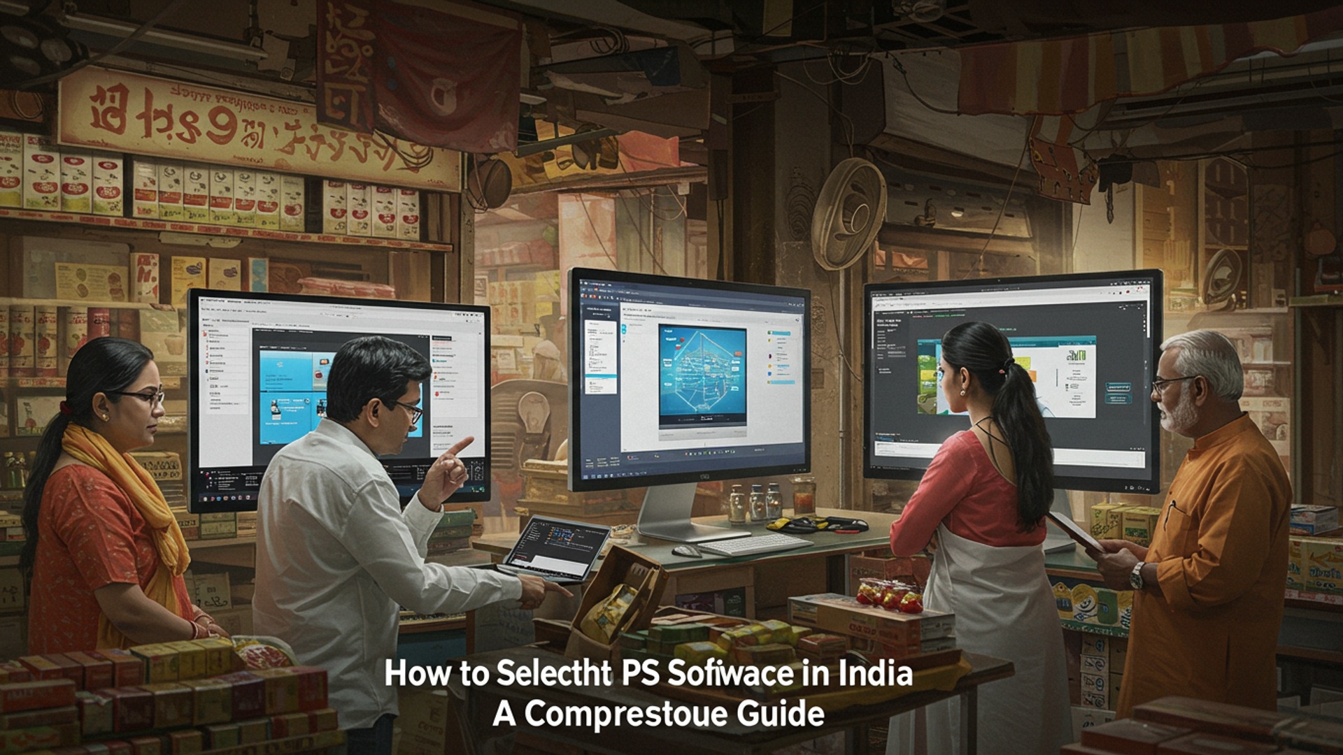 How to Select the Best POS Software in India A Comprehensive Guide illustration